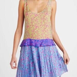 Tanya Taylor Floral Midi Dress